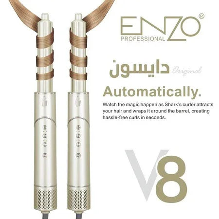 ENZO Supersonic Flex Hair Styler Vista Completa Accesorios - Krishna Iquique ZOFRI