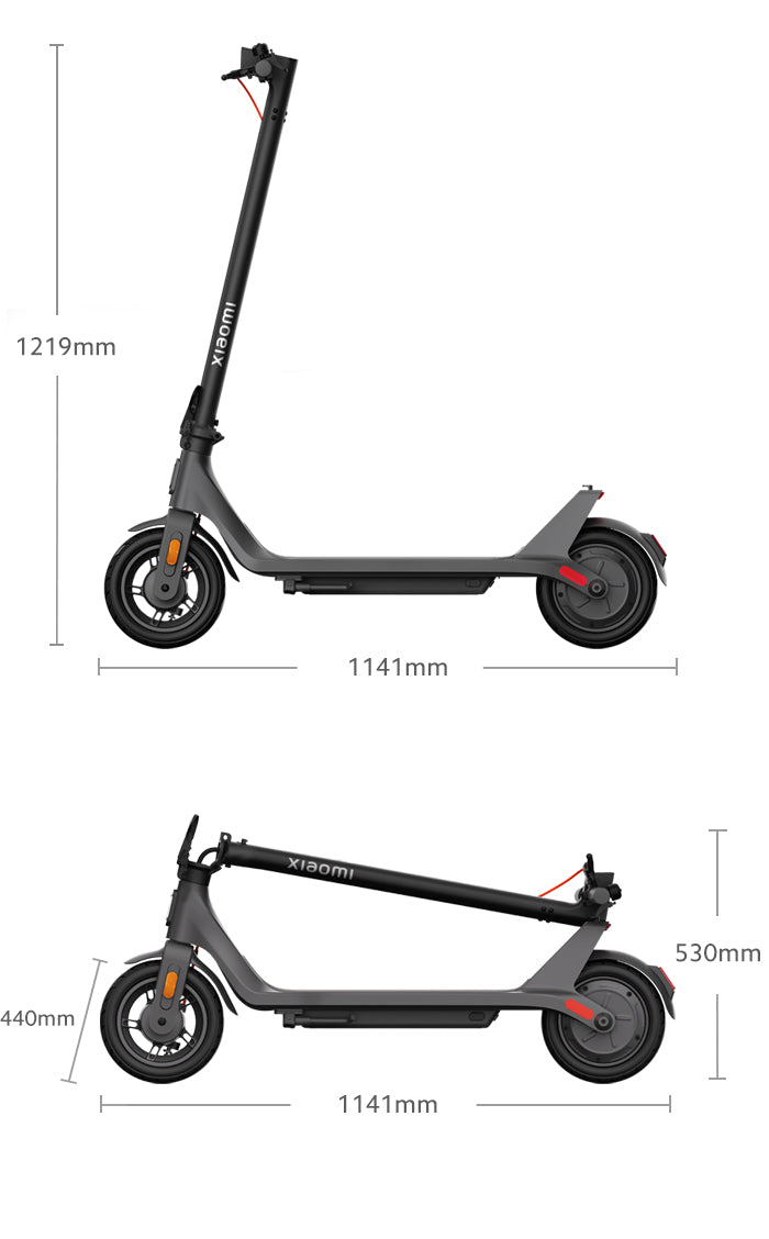 Patinete Eléctrico Xiaomi 4 Lite (2.ª Gen) Urbano: Neumáticos 10 Pulgadas, 15.5 mph