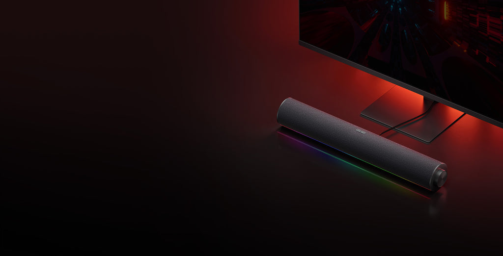 Altavoz Escritorio Xiaomi Estéreo Dual, RGB, Múltiples Modos, Sonido Envolvente