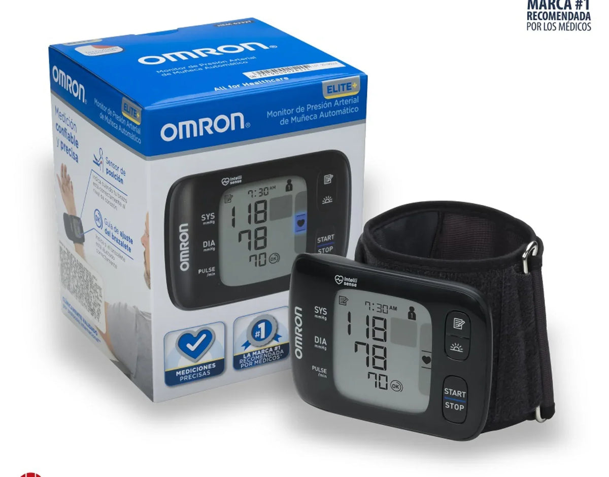 Omron HEM-6232T - Tensiómetro de Muñeca Bluetooth con Detección de Hipertensión Matutina Detalle - Krishna Iquique ZOFRI
