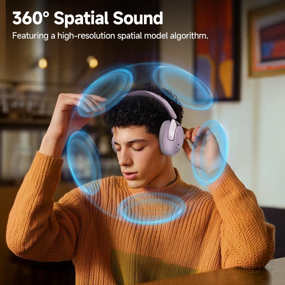 QCY H3 PRO con Cancelación de Ruido Adaptativa y Audio Hi-Res Vista Superior - Krishna Iquique