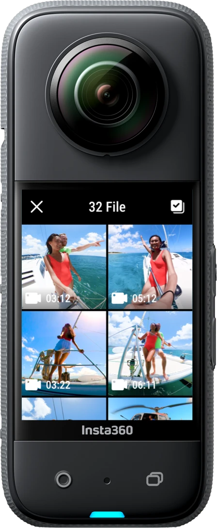 Insta360 X3 Cámara de Acción 360°: Vídeo 5.7K, Fotos 72MP, Estabilización Avanzada