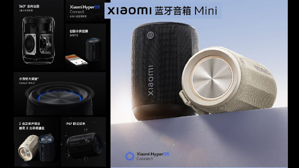 Xiaomi Bluetooth Speaker Mini: Altavoz Portátil con Sonido Envolvente de 360°
