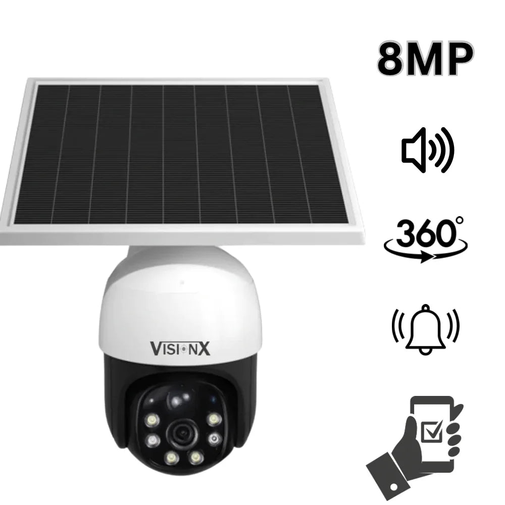 VisionX VX-90 Camara Panoramica WiFi Exterior 170 Grados Grabacion 24h - Krishna Iquique ZOFRI