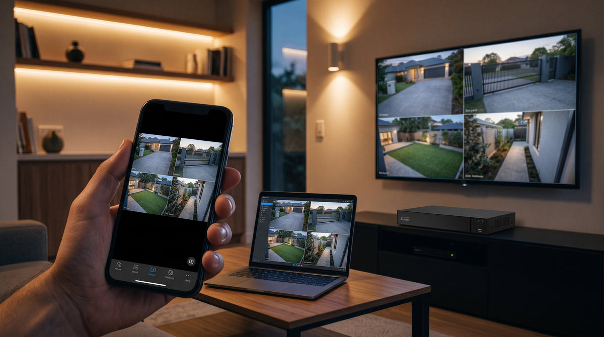 VisionX XTREME FCA ver cámaras en TV, celular y PC