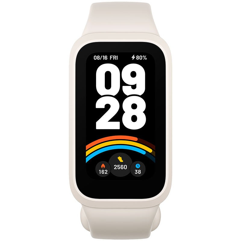Xiaomi Smart Band 9 Active Beige Vista Lateral - Mall ZOFRI Iquique
