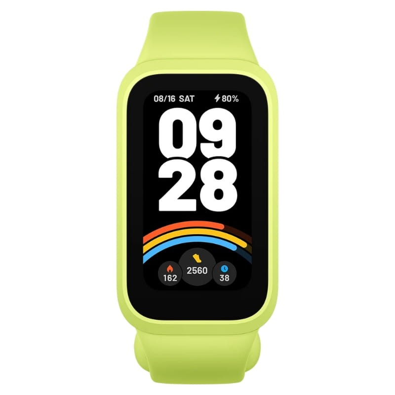 Xiaomi Smart Band 9 Active Verde Vista Lateral - Mall ZOFRI Iquique