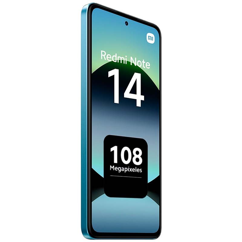 Smartphone Xiaomi Redmi Note 14 4G Azul 6GB/128GB: Cámara 108MP, Pantalla 120Hz